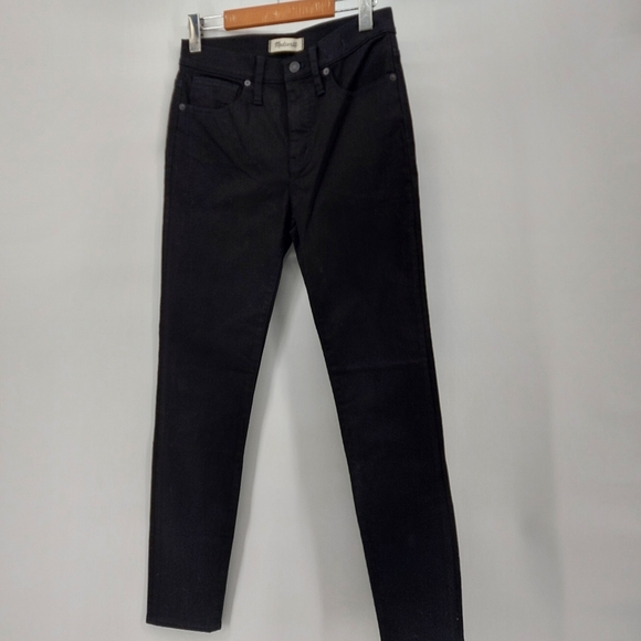 Madewell 9" Mid-Rise Skinny Jeans in ISKO Stay Black™ - Picture 5 of 12